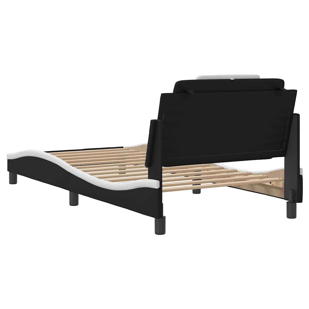 Giroletto Viana senza Materasso Nero e Bianco 100x200 cm