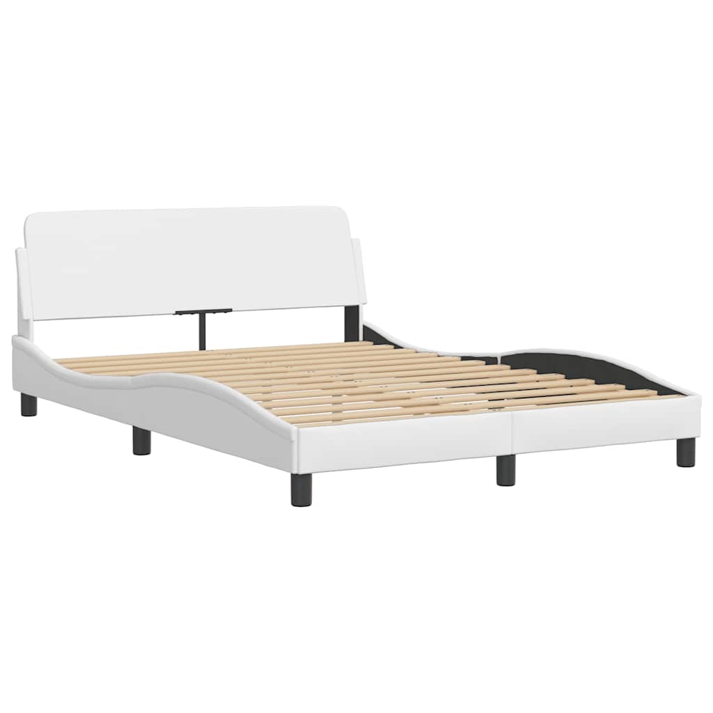 Giroletto Viana senza Materasso Bianco 120x200 cm in Similpelle | homemem39
