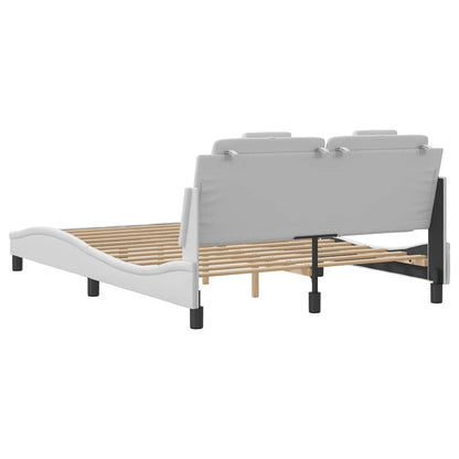 Giroletto Viana senza Materasso Bianco 120x200 cm in Similpelle | homemem39