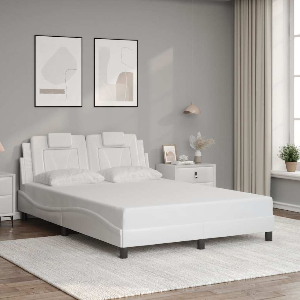 Giroletto Viana senza Materasso Bianco 120x200 cm in Similpelle | homemem39