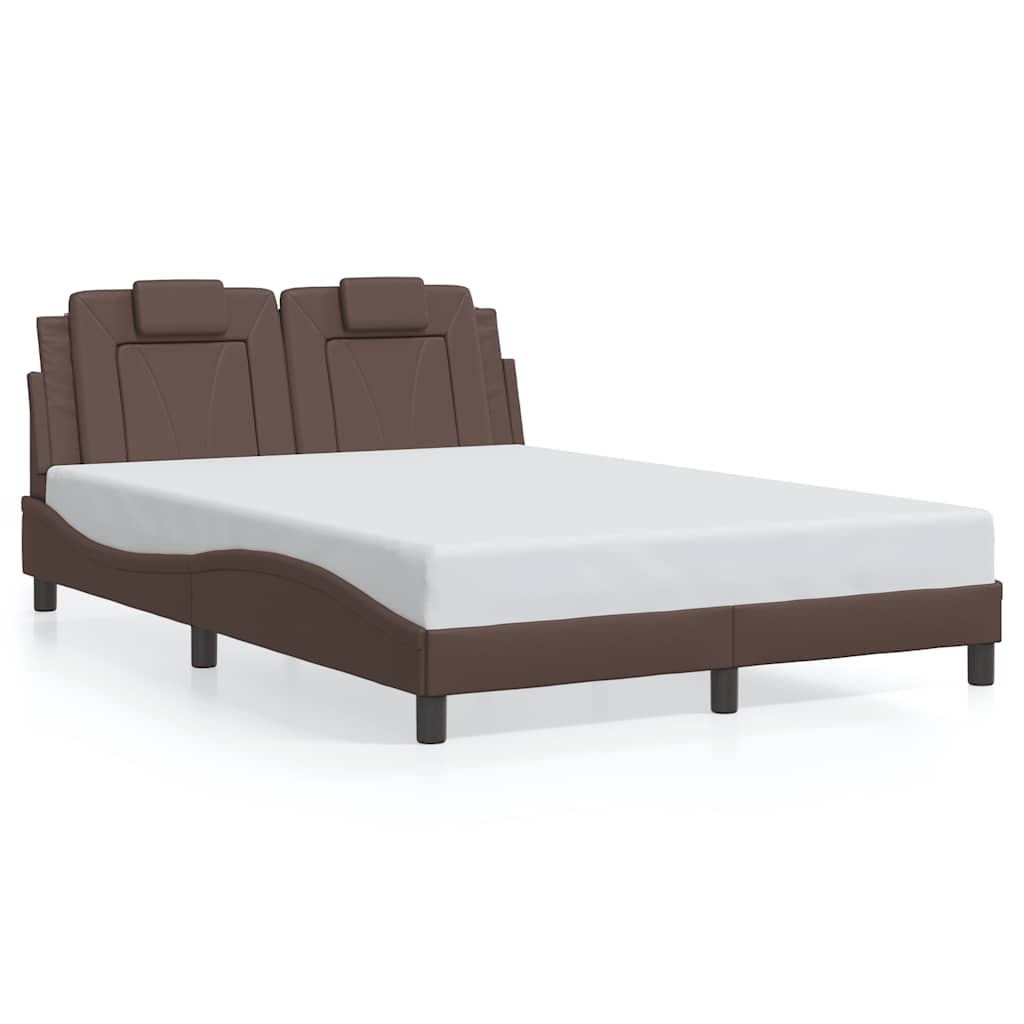 Giroletto Viana senza Materasso Marrone 120x200 cm in Similpelle | homemem39