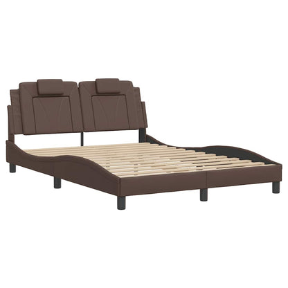 Giroletto Viana senza Materasso Marrone 120x200 cm in Similpelle | homemem39
