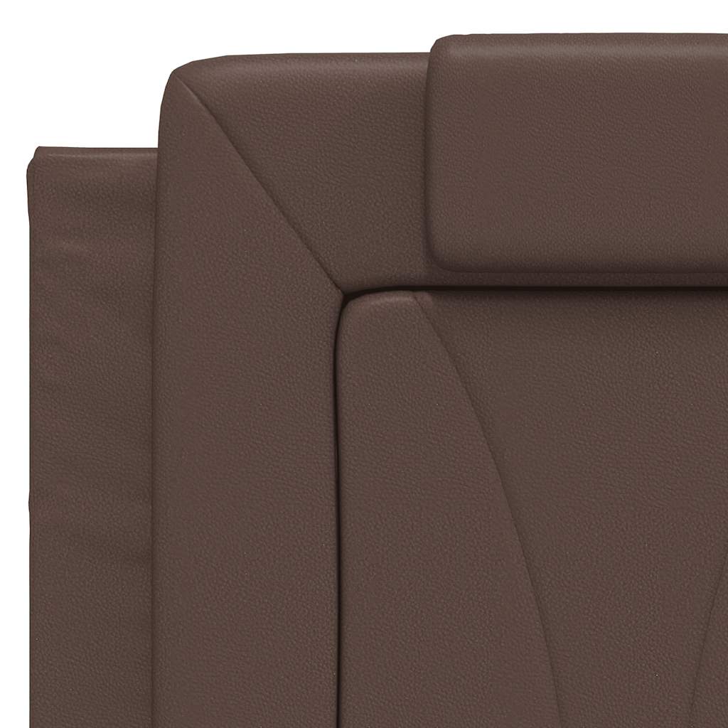 Giroletto Viana senza Materasso Marrone 120x200 cm in Similpelle | homemem39