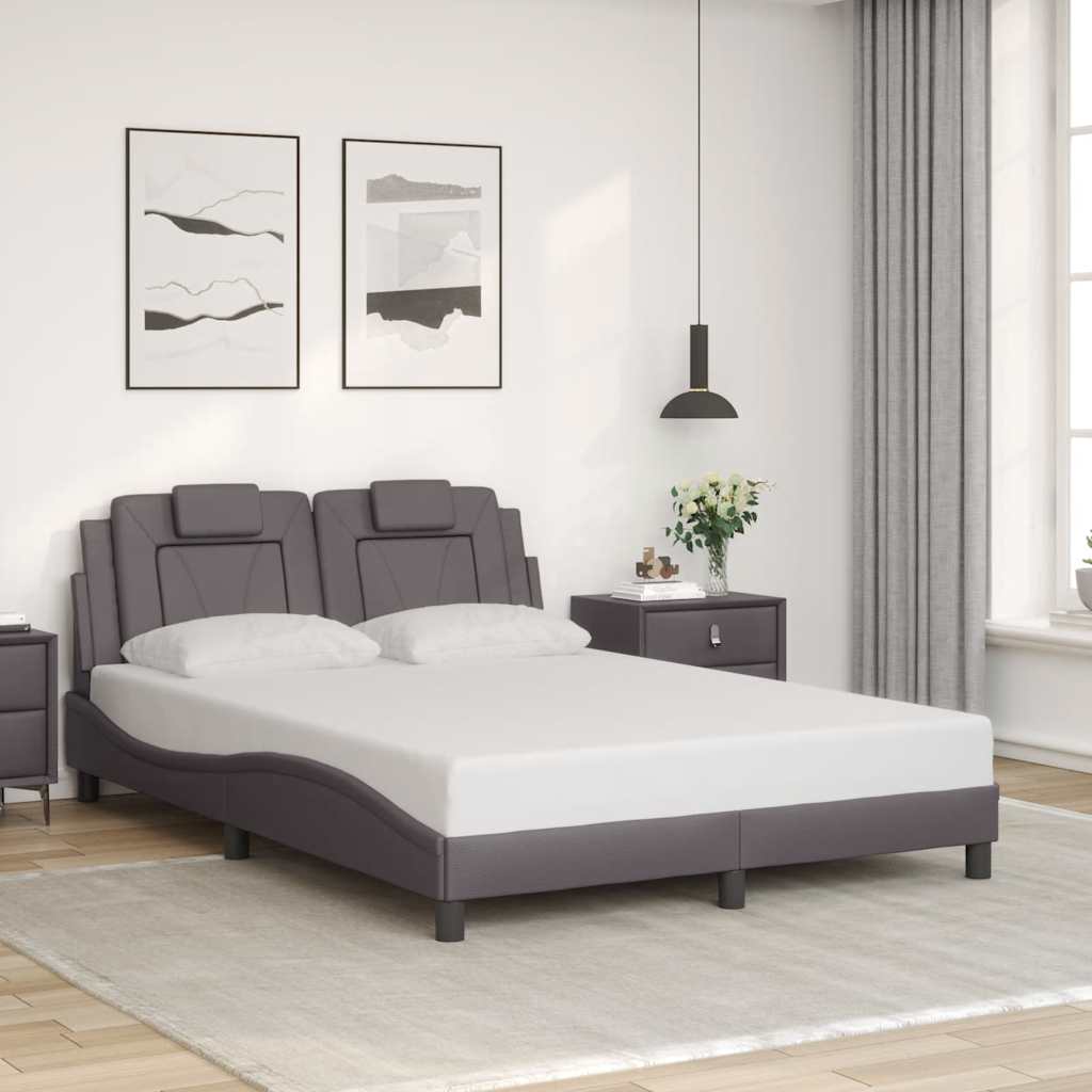 Giroletto Viana senza Materasso Crema 120x200 cm in Similpelle | homemem39