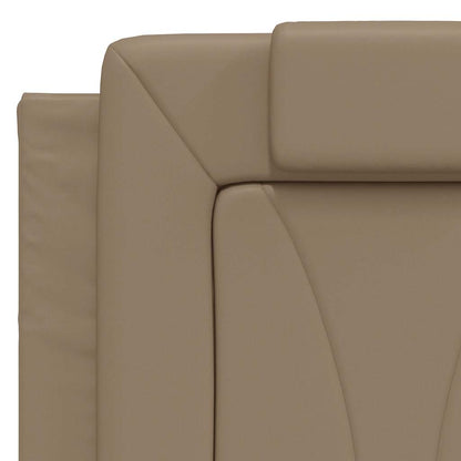 Giroletto Viana senza Materasso Cappuccino 120x200 cm in Similpelle | homemem39