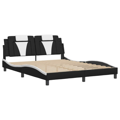 Giroletto Viana senza Materasso Nero e Bianco 160x200 cm
