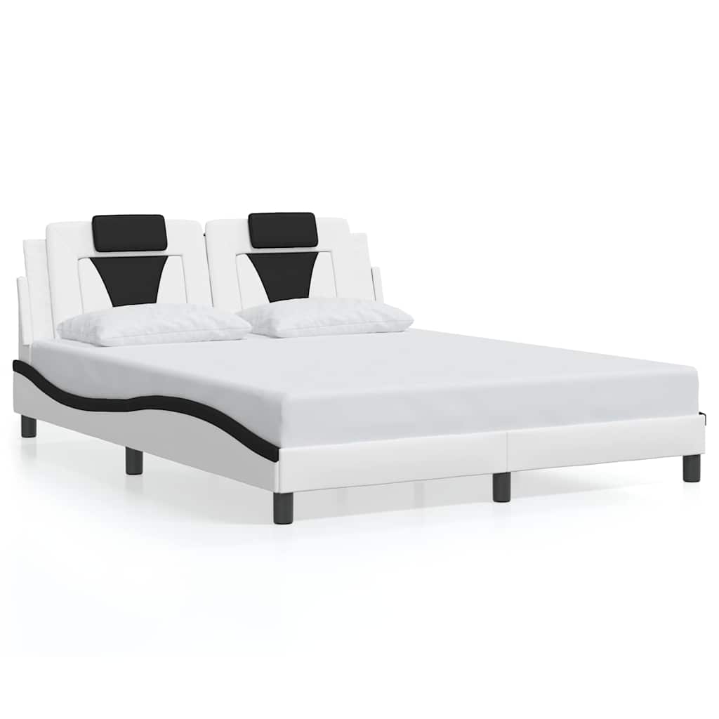Giroletto Viana senza Materasso Nero e Bianco 160x200 cm