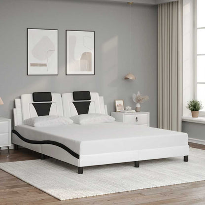 Giroletto Viana senza Materasso Nero e Bianco 160x200 cm