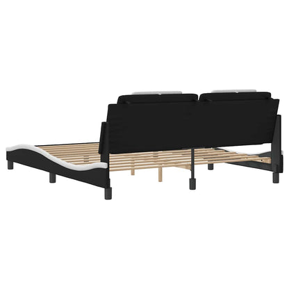 Giroletto Viana senza Materasso Nero e Bianco 180x200 cm