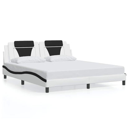 Giroletto Viana senza Materasso Bianco e Nero 180x200 cm