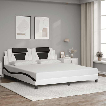 Giroletto Viana senza Materasso Bianco e Nero 180x200 cm