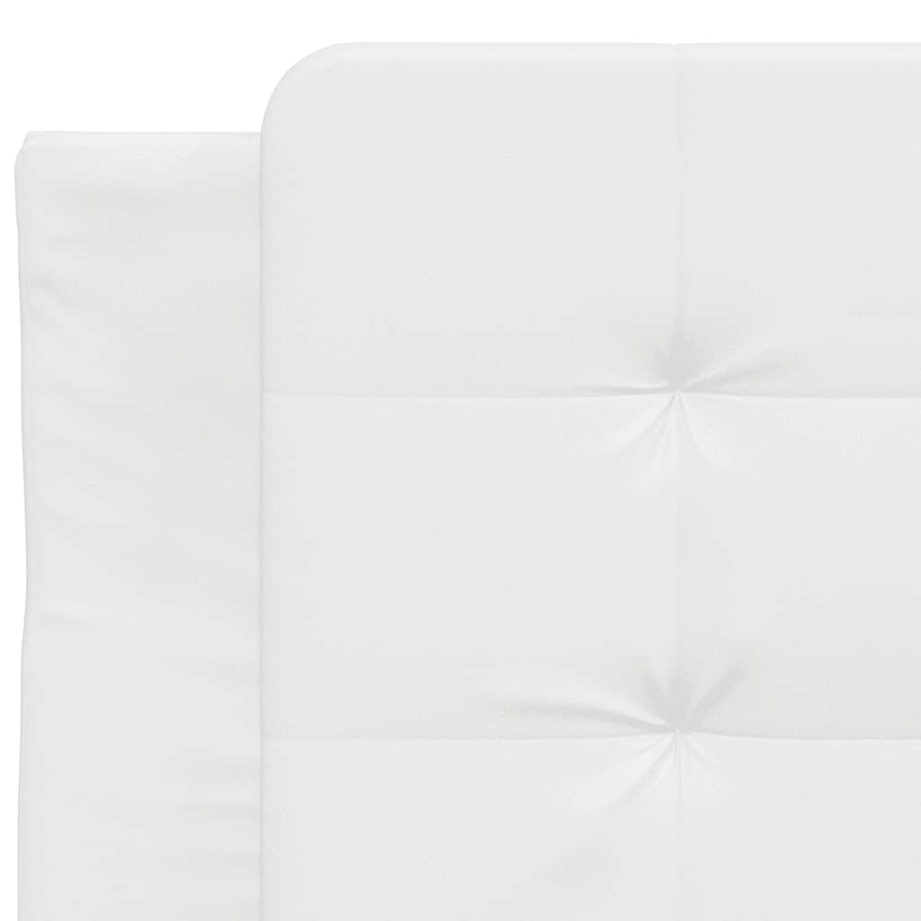 Giroletto senza Materasso Zadar Bianco 90x190 cm in Similpelle | homemem39