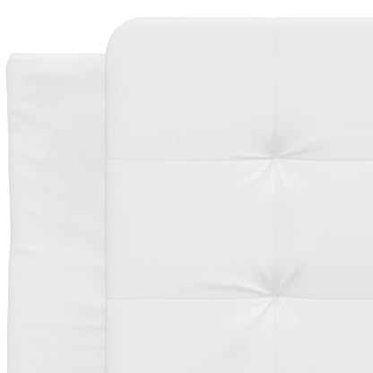 Giroletto senza Materasso Zadar Bianco 90x190 cm in Similpelle | homemem39