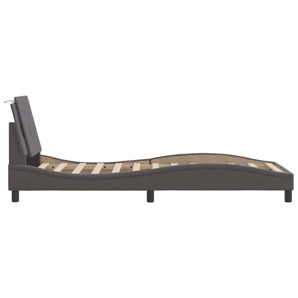 Giroletto senza Materasso Zadar Crema 90x190 cm in Similpelle | homemem39