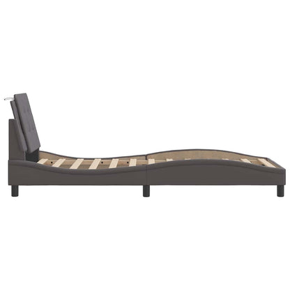Giroletto senza Materasso Zadar Crema 90x190 cm in Similpelle | homemem39