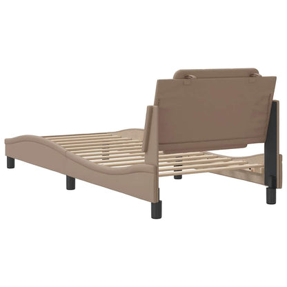 Giroletto senza Materasso Zadar Cappuccino 90x200 cm in Similpelle | homemem39