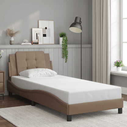 Giroletto senza Materasso Zadar Cappuccino 90x200 cm in Similpelle | homemem39