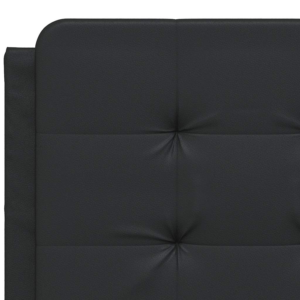 Giroletto senza Materasso Zadar Nero 120x200 cm in Similpelle | homemem39