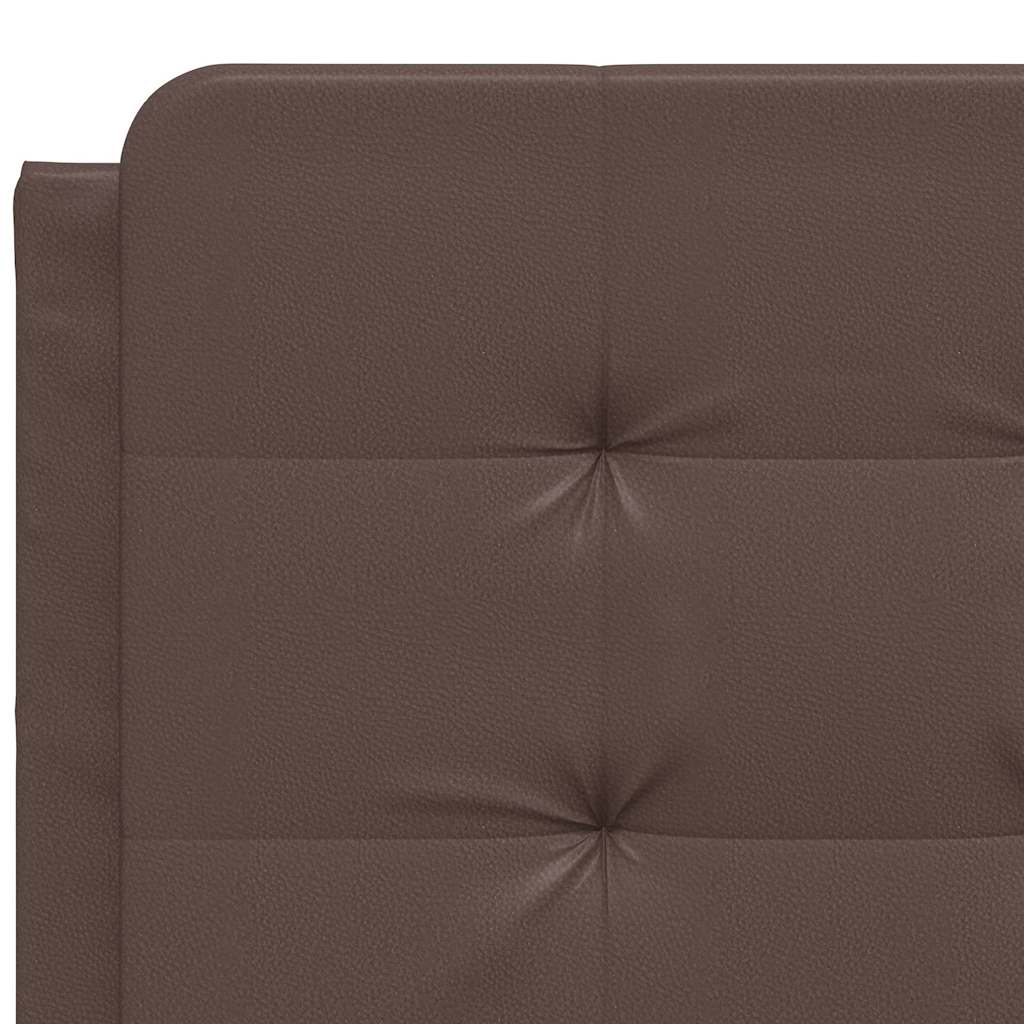 Giroletto senza Materasso Zadar Marrone 120x200 cm in Similpelle | homemem39