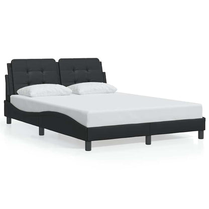 Giroletto senza Materasso Zadar Nero 140x190 cm in Similpelle | homemem39