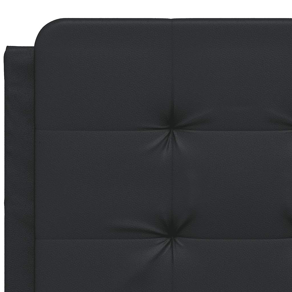 Giroletto senza Materasso Zadar Nero 140x190 cm in Similpelle | homemem39