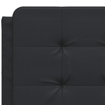 Giroletto senza Materasso Zadar Nero 140x190 cm in Similpelle | homemem39