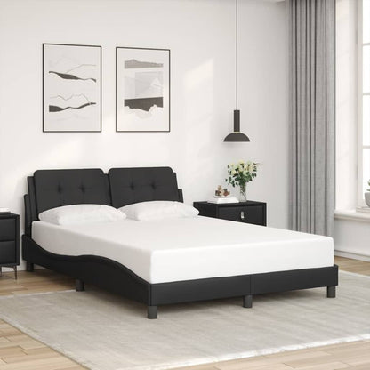 Giroletto senza Materasso Zadar Nero 140x190 cm in Similpelle | homemem39