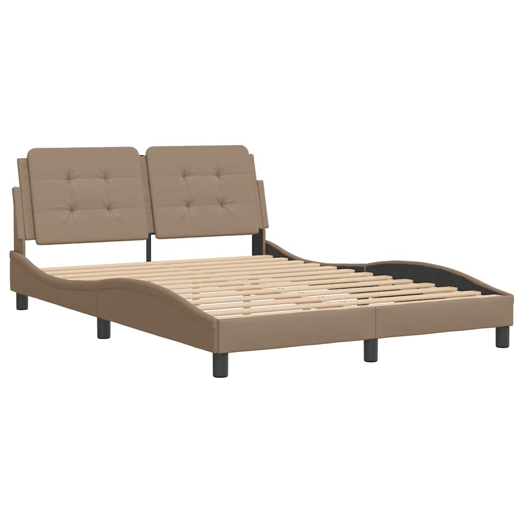 Giroletto senza Materasso Zadar Cappuccino 140x190 cm in Similpelle | homemem39