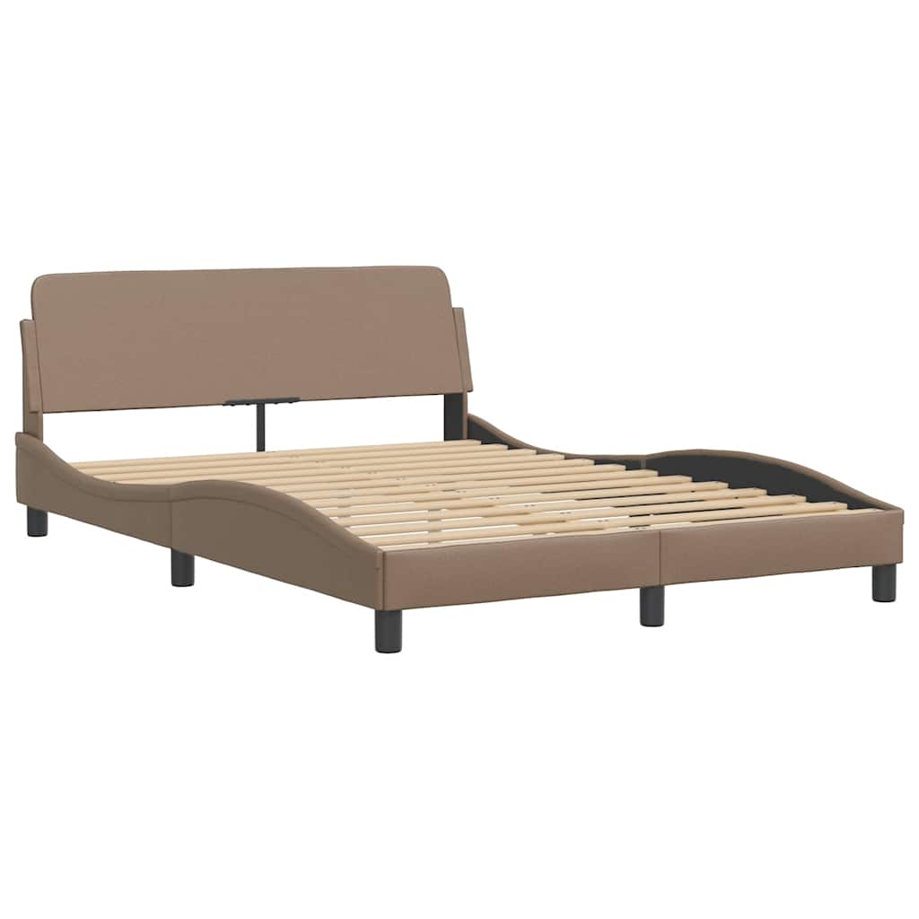 Giroletto senza Materasso Zadar Cappuccino 140x190 cm in Similpelle | homemem39