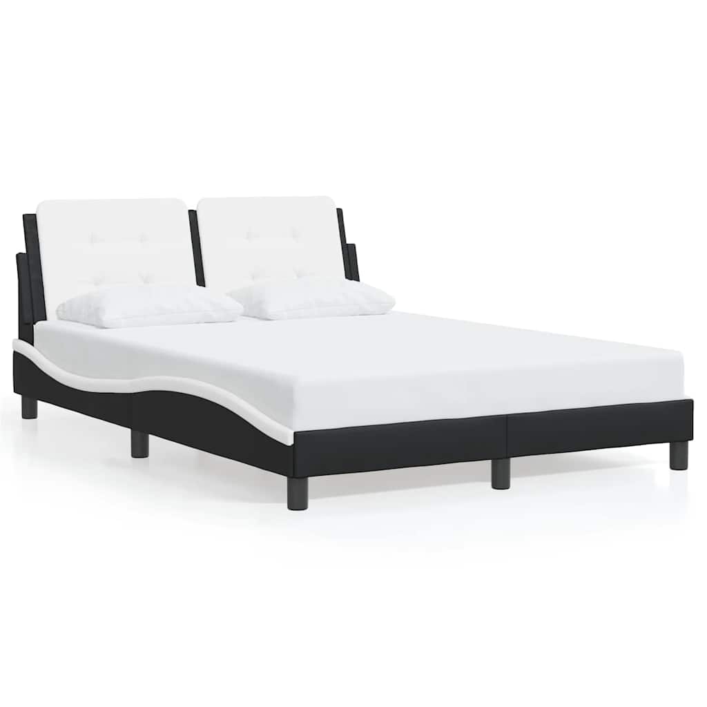 Giroletto senza Materasso Zadar Nero e Bianco 140x190 cm