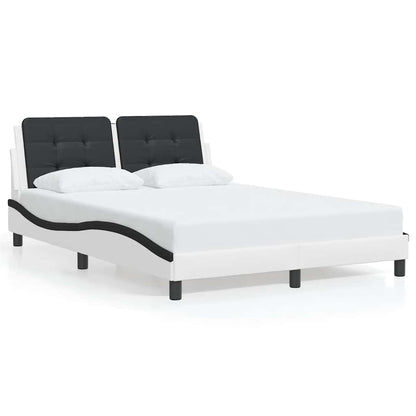 Giroletto senza Materasso Zadar Bianco e Nero 140x190 cm