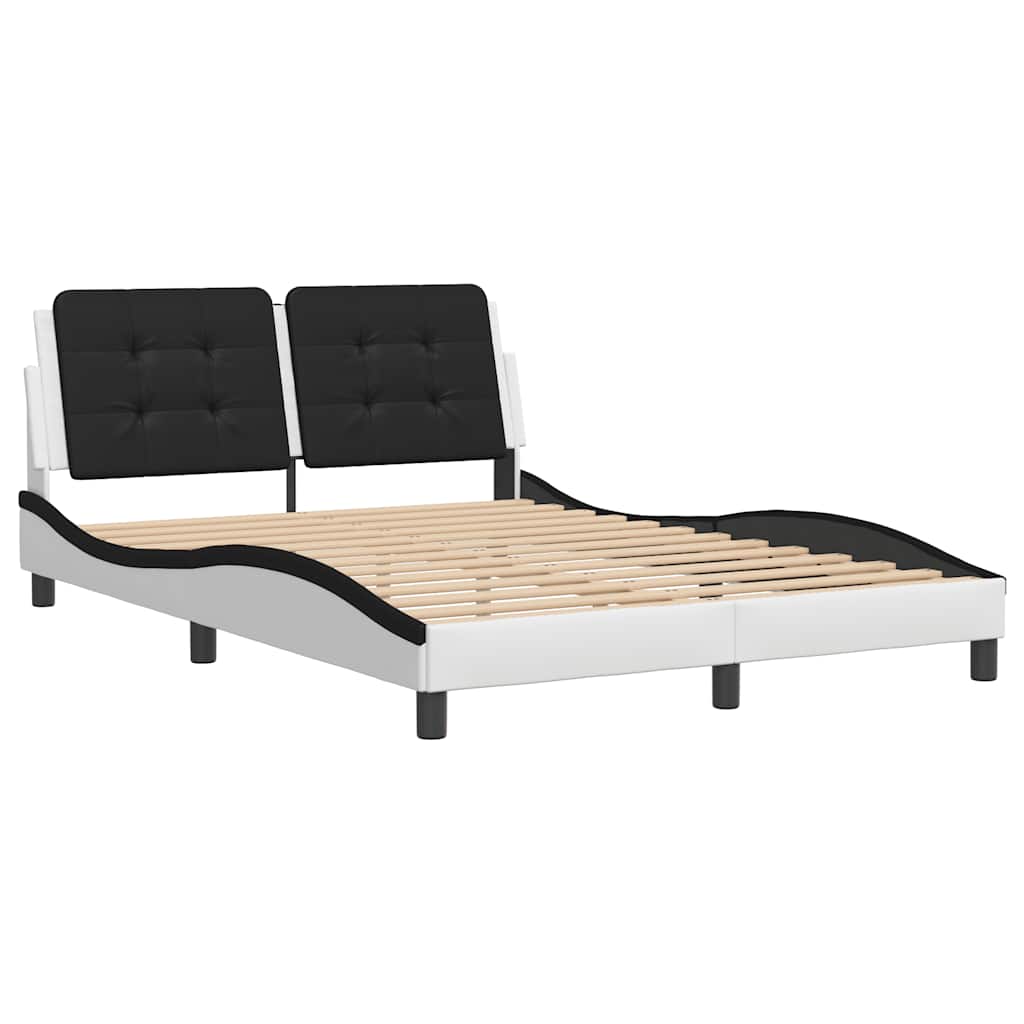 Giroletto senza Materasso Zadar Bianco e Nero 140x190 cm