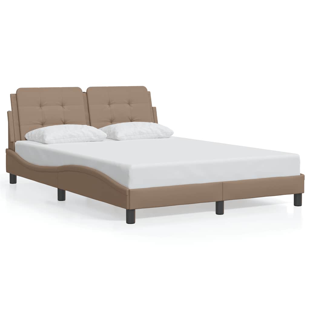 Giroletto senza Materasso Zadar Cappuccino 140x200 cm in Similpelle | homemem39