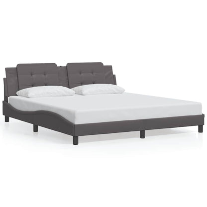 Giroletto senza Materasso Zadar Grigio 180x200 cm in Similpelle | homemem39