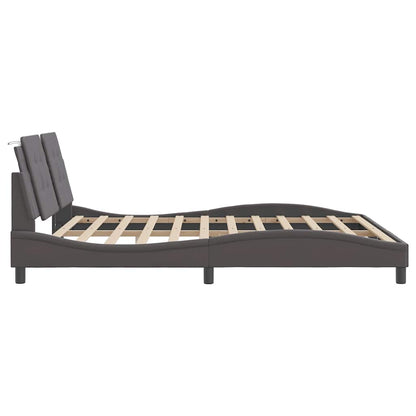 Giroletto senza Materasso Zadar Grigio 180x200 cm in Similpelle | homemem39