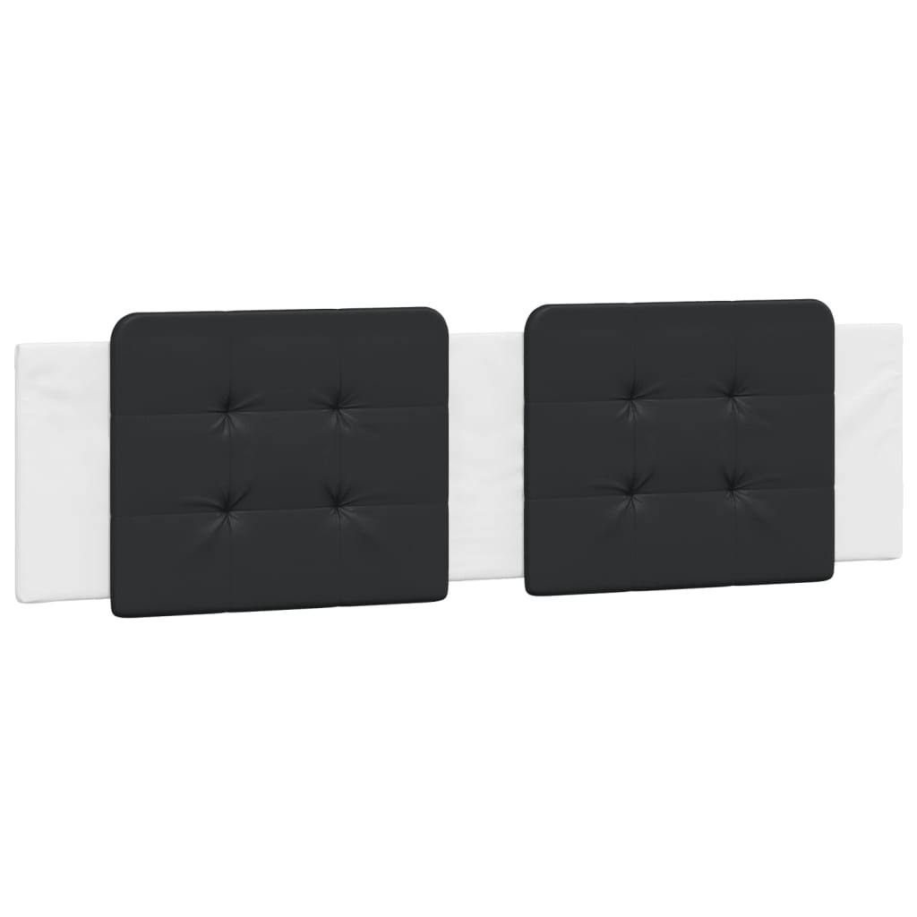 Giroletto senza Materasso Zadar Bianco e Nero 180x200 cm in Similpelle - homemem39