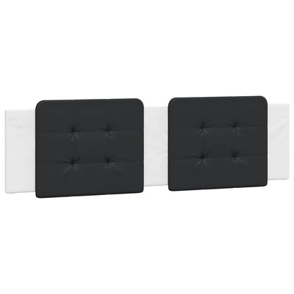 Giroletto senza Materasso Zadar Bianco e Nero 180x200 cm in Similpelle - homemem39