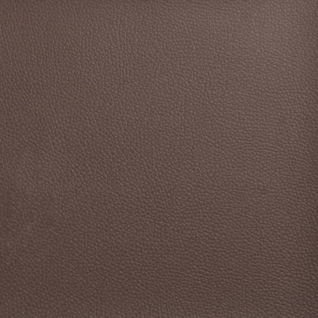 Giroletto senza Materasso Zadar Marrone 200x200 cm in Similpelle - homemem39