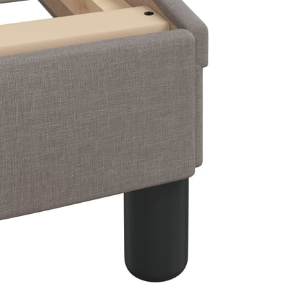 Letto con Materasso Dover Tortora 90x200 cm in Tessuto | homemem39