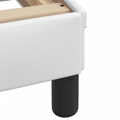 Letto con Materasso Dover Bianco 100x200 cm in Similpelle - homemem39