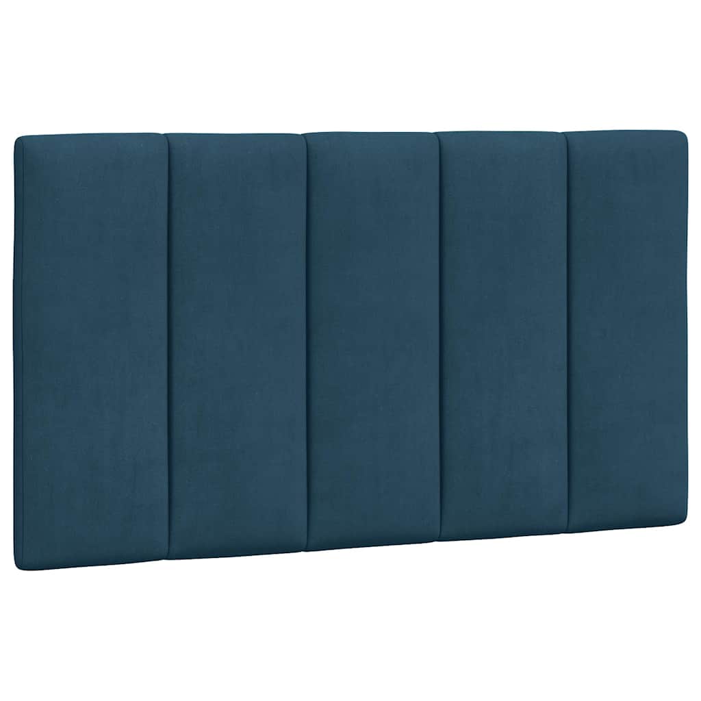 Letto con Materasso Hanko Blu 80x200 cm in Velluto | homemem39