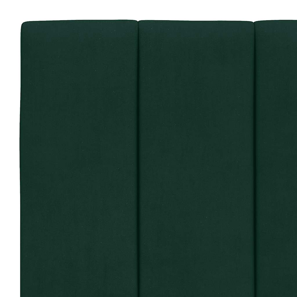 Letto con Materasso Hanko Verde Scuro 90x190 cm in Velluto | homemem39