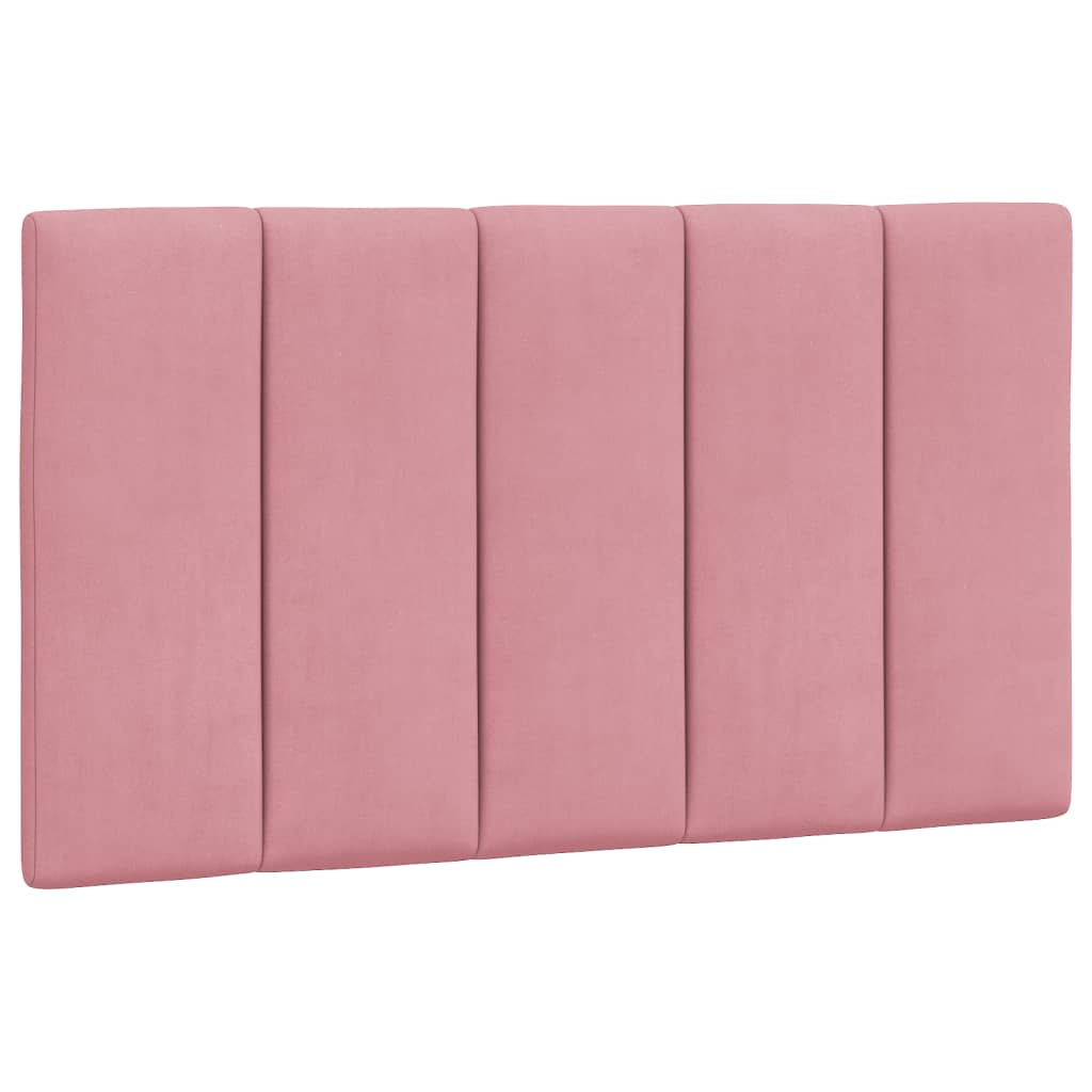 Letto con Materasso Hanko Rosa 90x190 cm in Velluto | homemem39