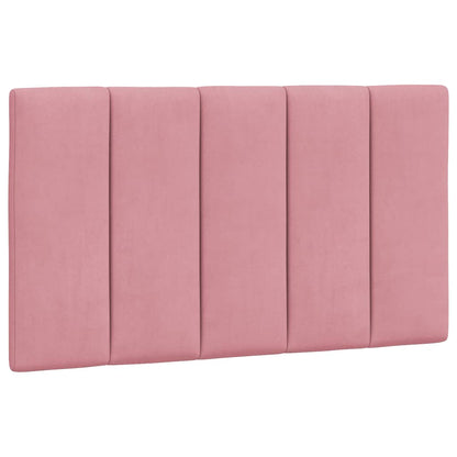 Letto con Materasso Hanko Rosa 90x190 cm in Velluto | homemem39