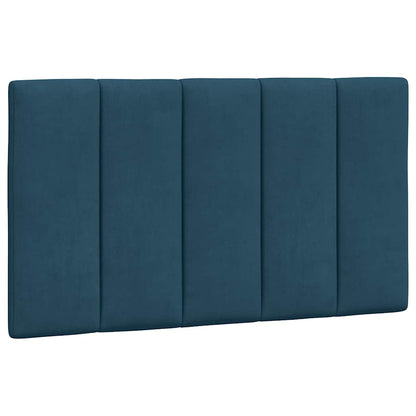 Letto con Materasso Hanko Blu 90x200 cm in Velluto | homemem39