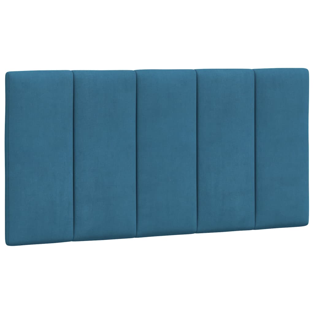 Letto con Materasso Blu 100x200 cm in Velluto - homemem39