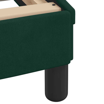 Letto con Materasso Hanko Verde Scuro 160x200 cm in Velluto | homemem39
