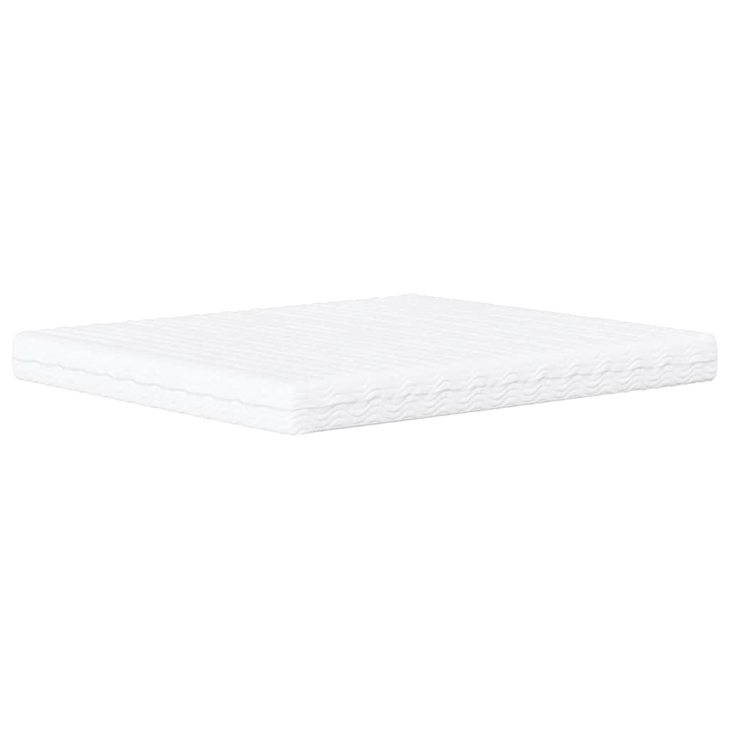 Letto con Materasso Hanko Blu 180x200 cm in Velluto
