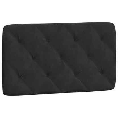 Letto con Materasso Nero 90x190 cm in Velluto - homemem39