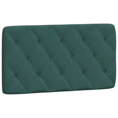 Letto con Materasso Verde Scuro 100x200 cm in Velluto - homemem39